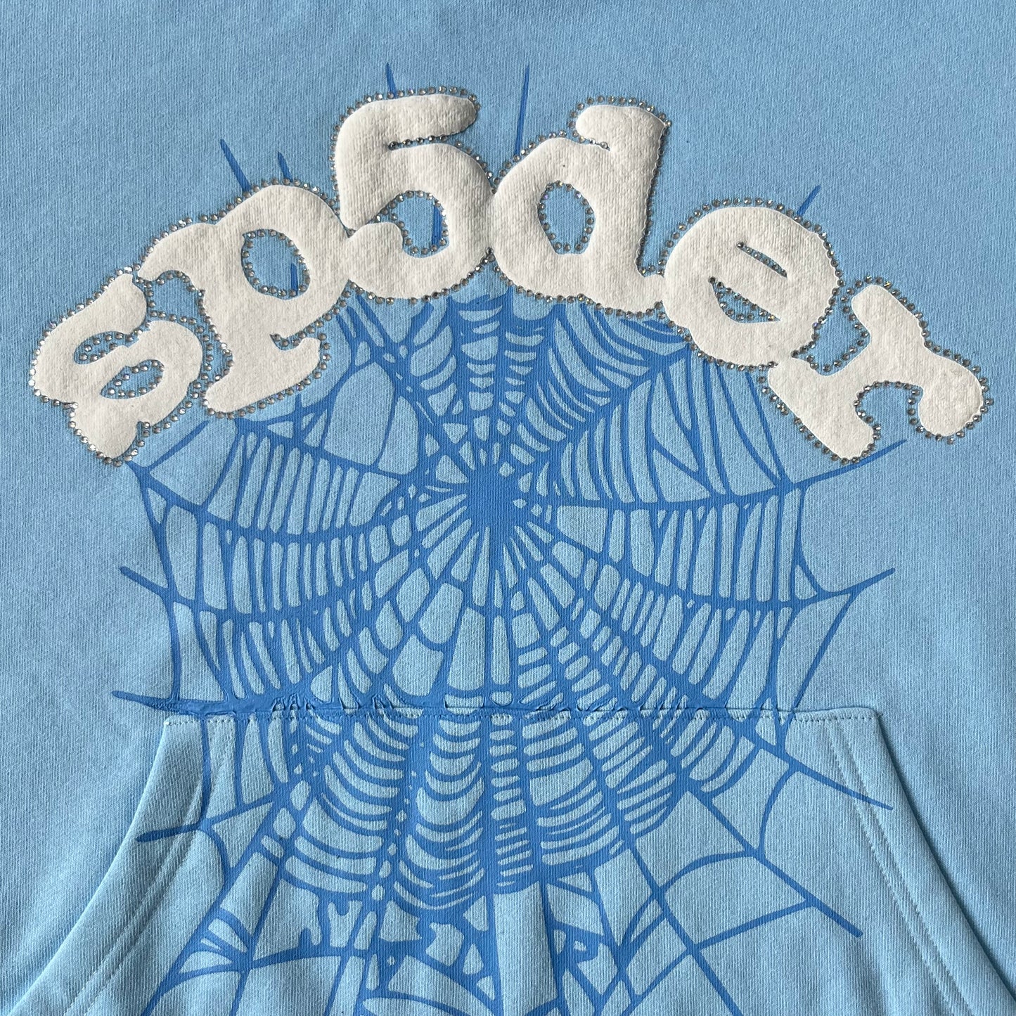 Sp5der Web Hoodie Sky BIue