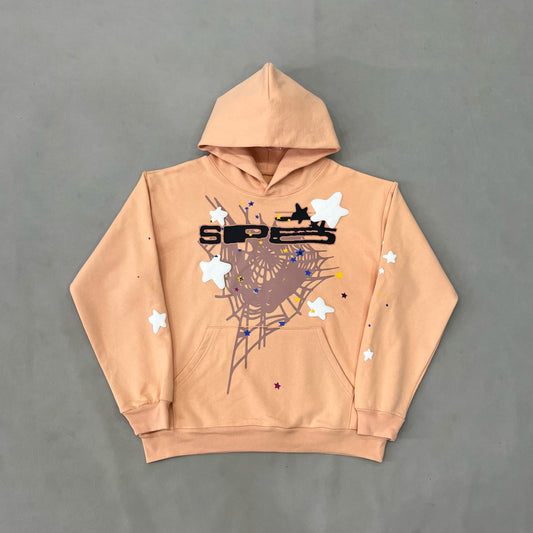 SP5DER YELLOW PEACH HOODIE