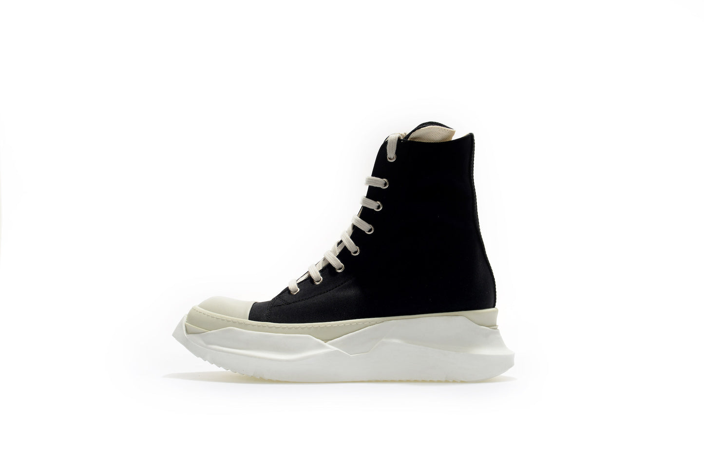 ROK produces owens ramones high-top men's shoes IP foam tank sole abstract double-bottom heightened shoes