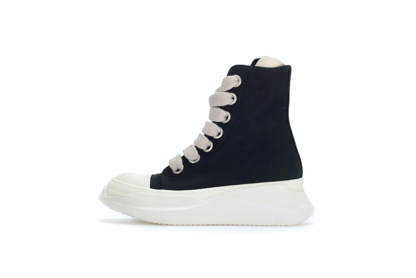 ROK produces owens ramones high-top men's shoes IP foam tank sole abstract double-bottom heightened shoes