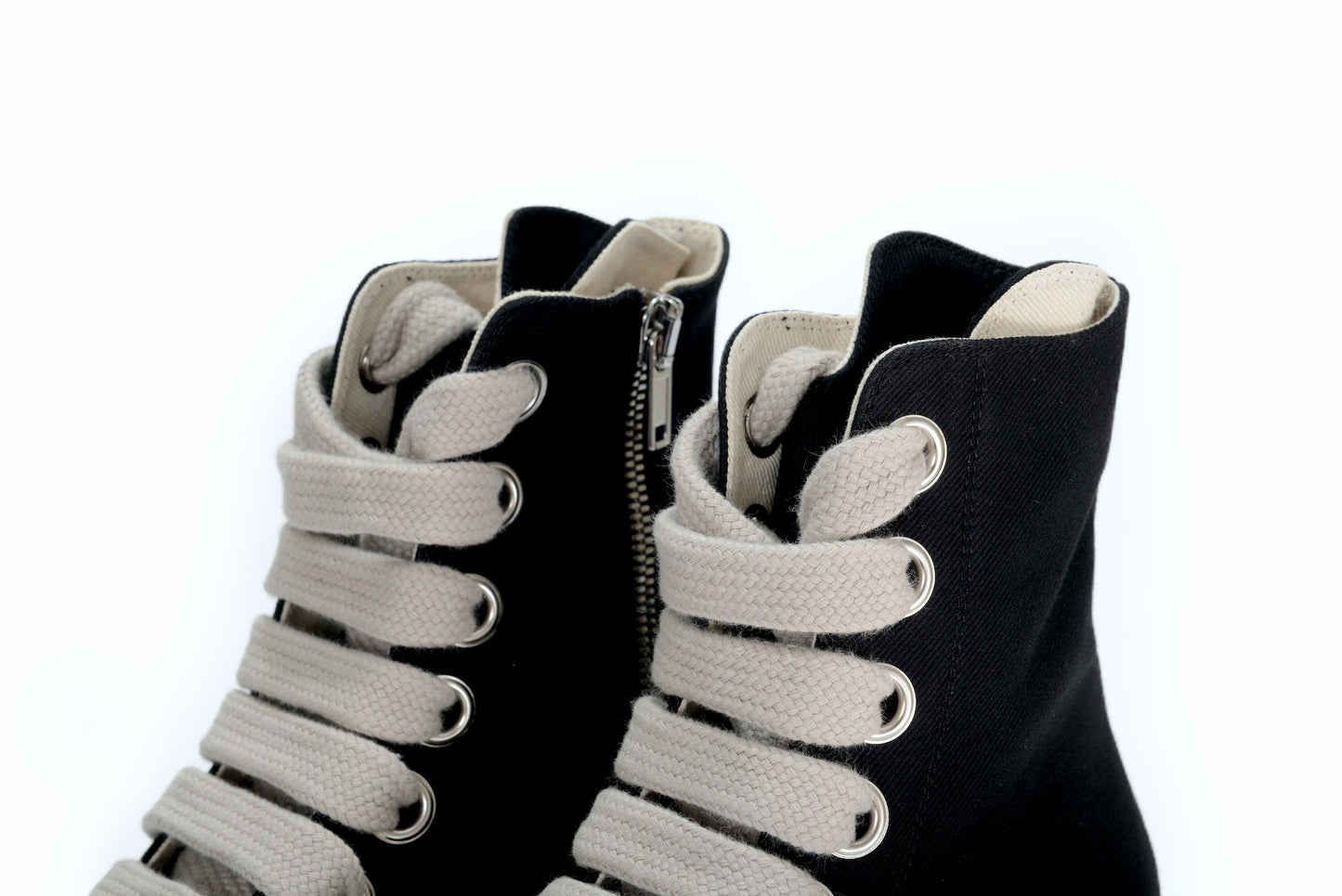 ROK produces owens ramones high-top men's shoes IP foam tank sole abstract double-bottom heightened shoes