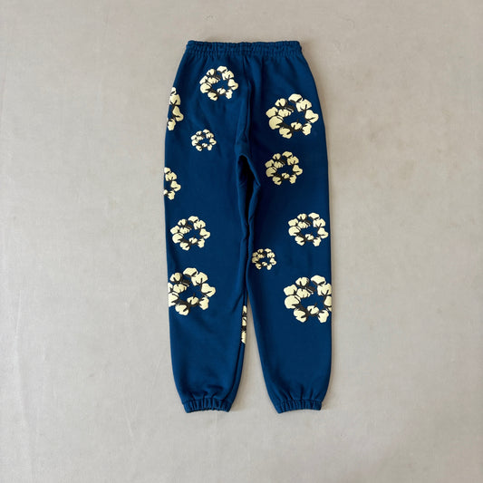 Denim Tears x CPFM Cactus Tears Wreath Sweatpants BLUE