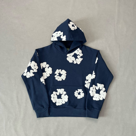 Denim Taers The Cotton Wreath Foodie NAVY/WHITE