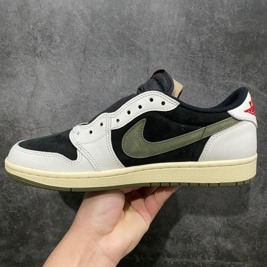 【LJR】Travis Scott x Jordan Air Jordan 1 Low"Medium Olive"