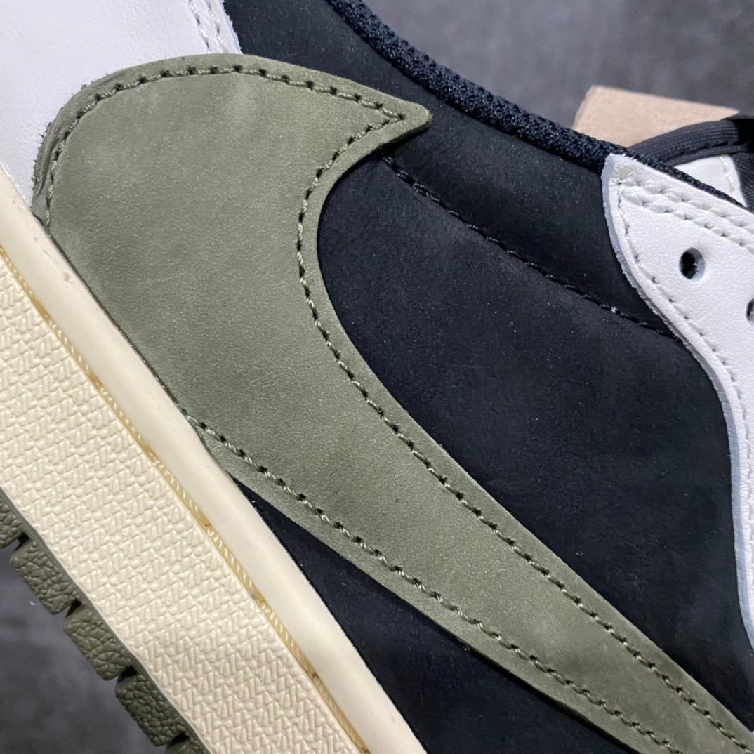 【LJR】Travis Scott x Jordan Air Jordan 1 Low"Medium Olive"