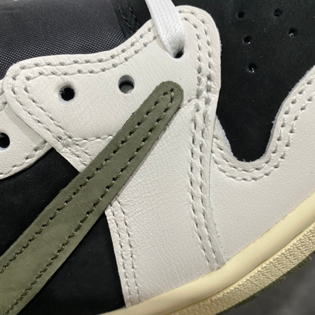 【LJR】Travis Scott x Jordan Air Jordan 1 Low"Medium Olive"