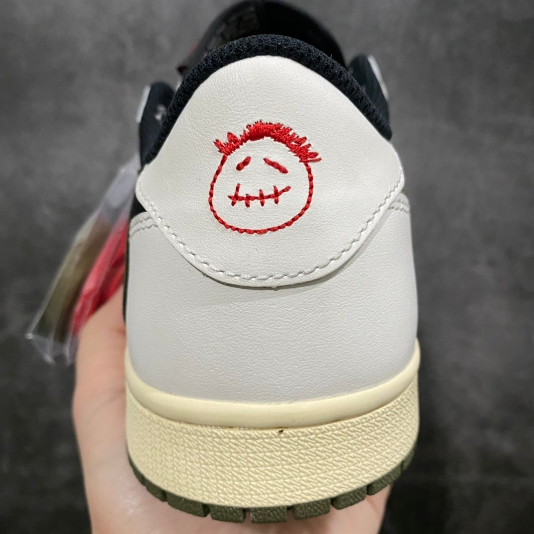 【LJR】Travis Scott x Jordan Air Jordan 1 Low"Medium Olive"