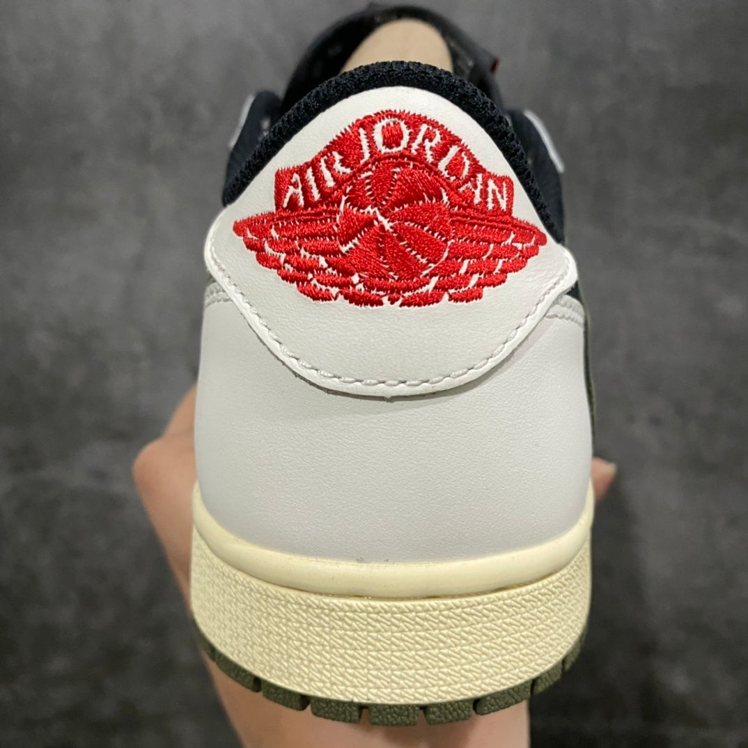 【LJR】Travis Scott x Jordan Air Jordan 1 Low"Medium Olive"