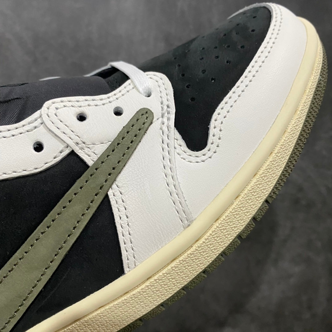 【LJR】Travis Scott x Jordan Air Jordan 1 Low"Medium Olive"