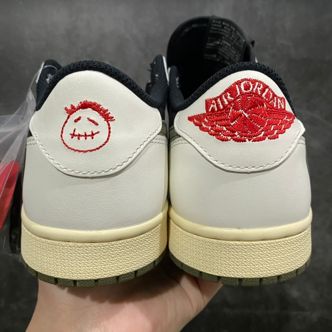 【LJR】Travis Scott x Jordan Air Jordan 1 Low"Medium Olive"