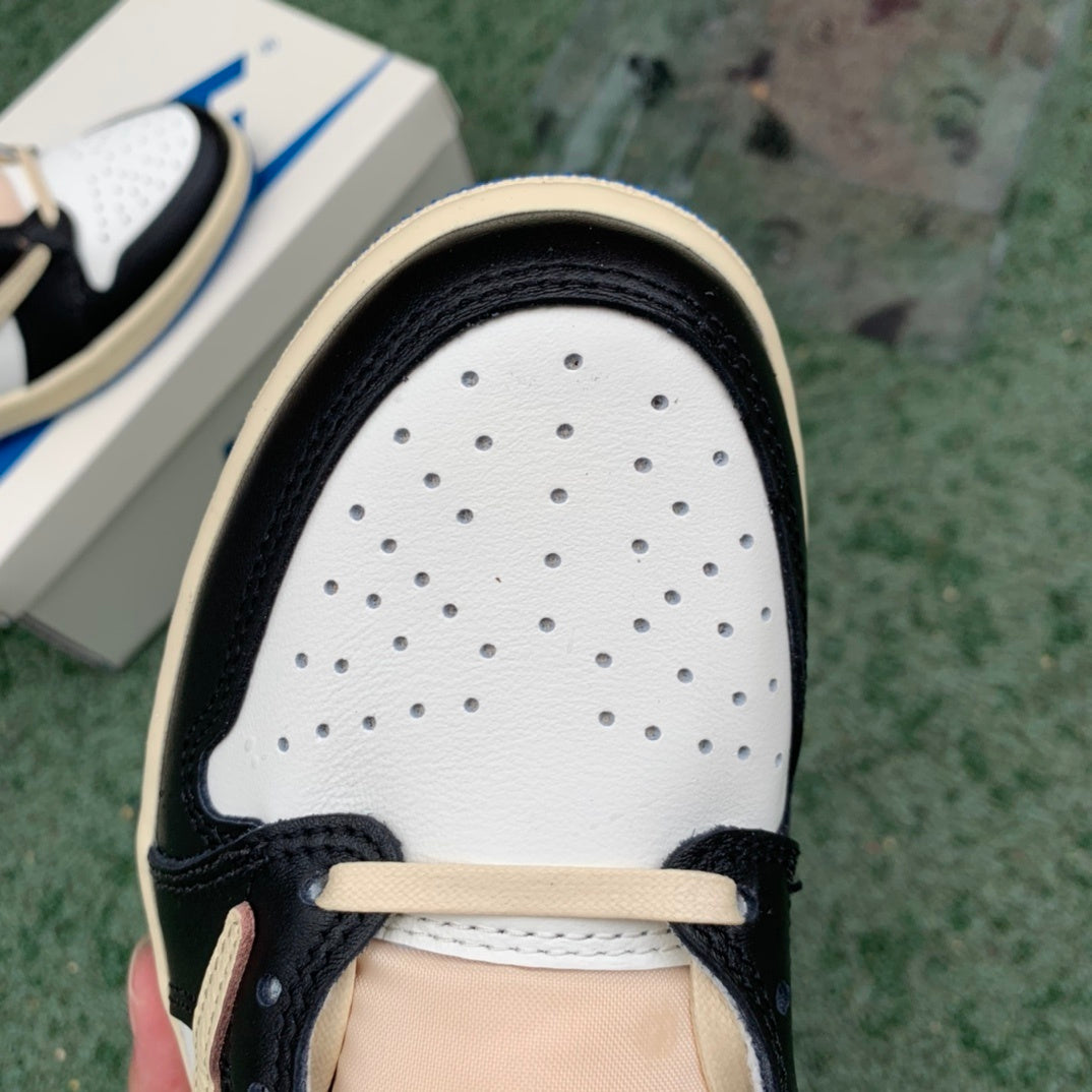 【LJR】Air Jordan 1 Travis Scott x Fragment “Military Blue Low”