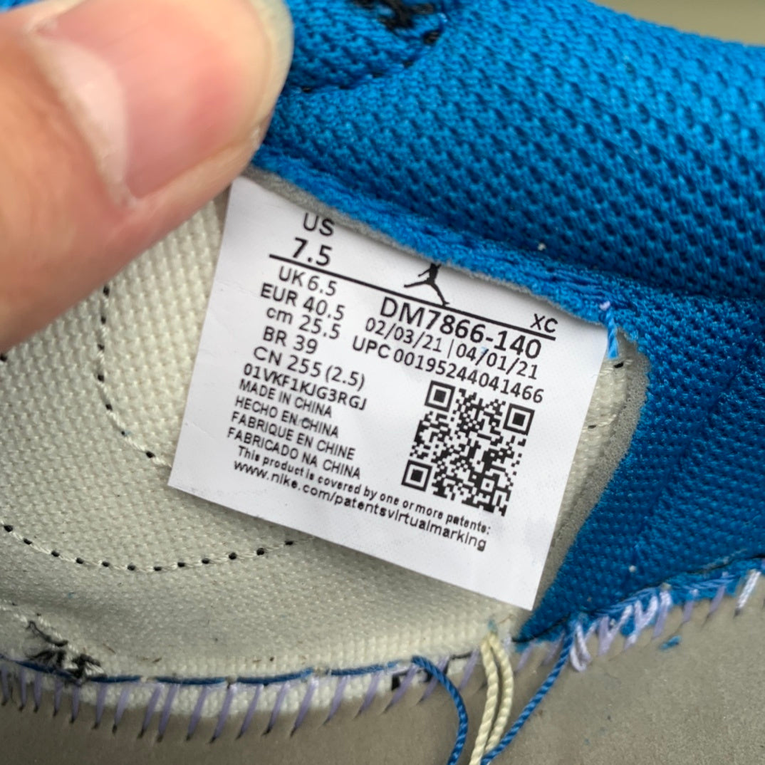 【LJR】Air Jordan 1 Travis Scott x Fragment “Military Blue Low”
