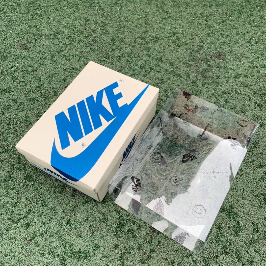 【LJR】Air Jordan 1 Travis Scott x Fragment “Military Blue Low”