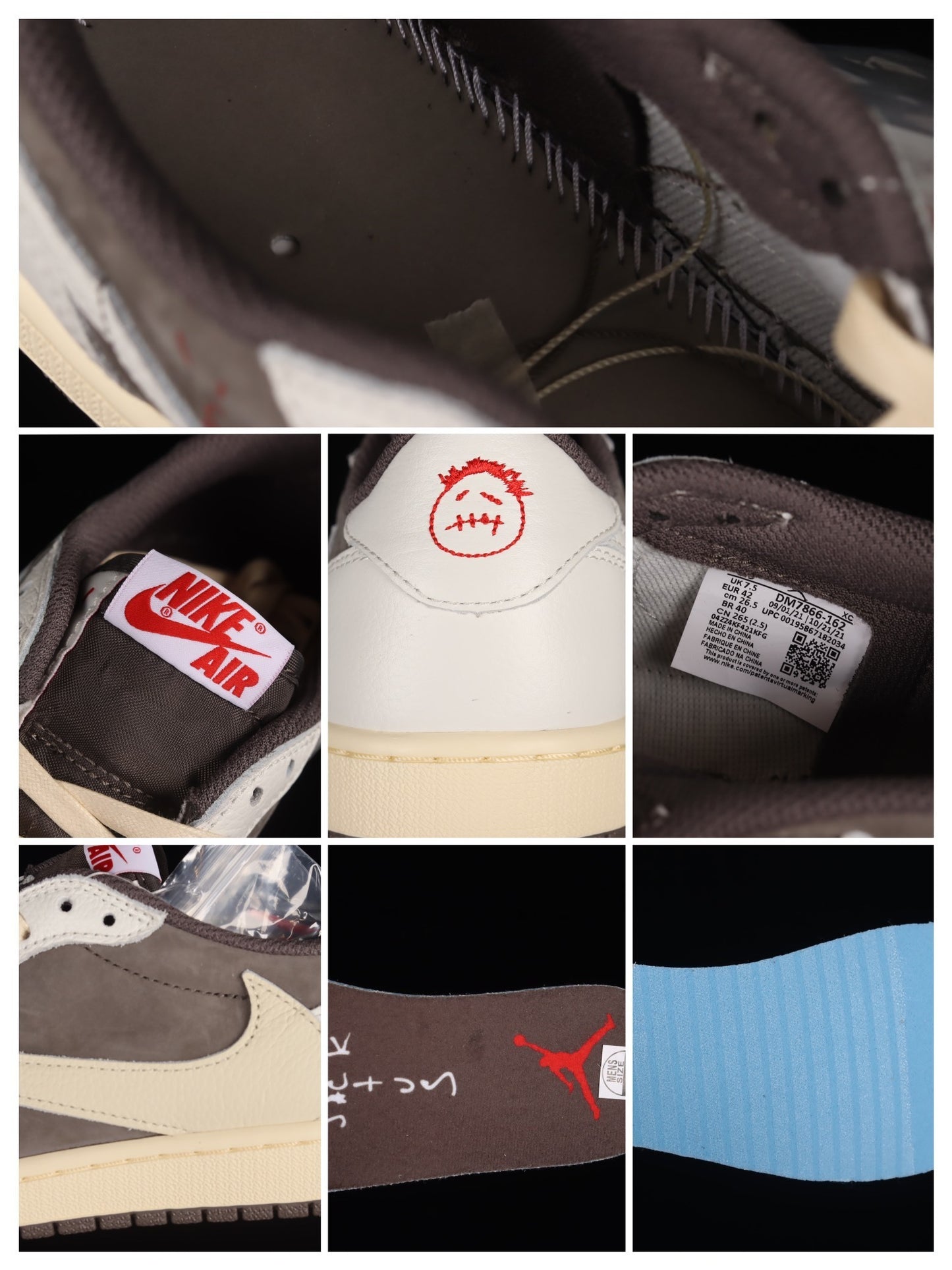 【LJR】 Travis Scott x Jordan Air Jordan 1 Low OG SP "Sail andRidgerock”