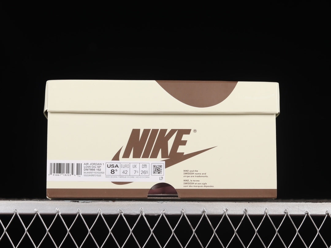 【LJR】 Travis Scott x Jordan Air Jordan 1 Low OG SP "Sail andRidgerock”