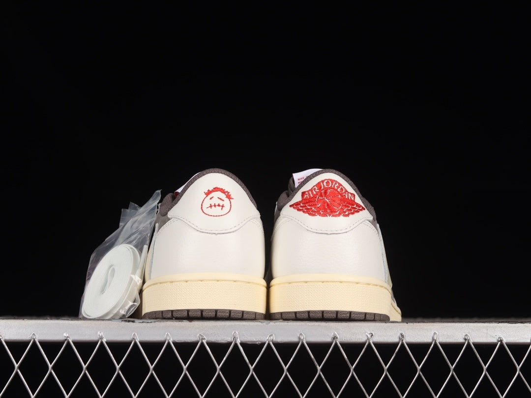 【LJR】 Travis Scott x Jordan Air Jordan 1 Low OG SP "Sail andRidgerock”
