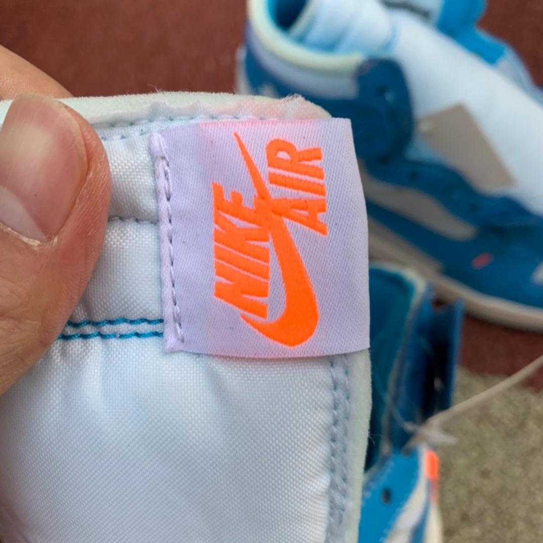 【LJR】 OFF-WHITE x Jordan Air Jordan 1 Retro High OG "UNC"