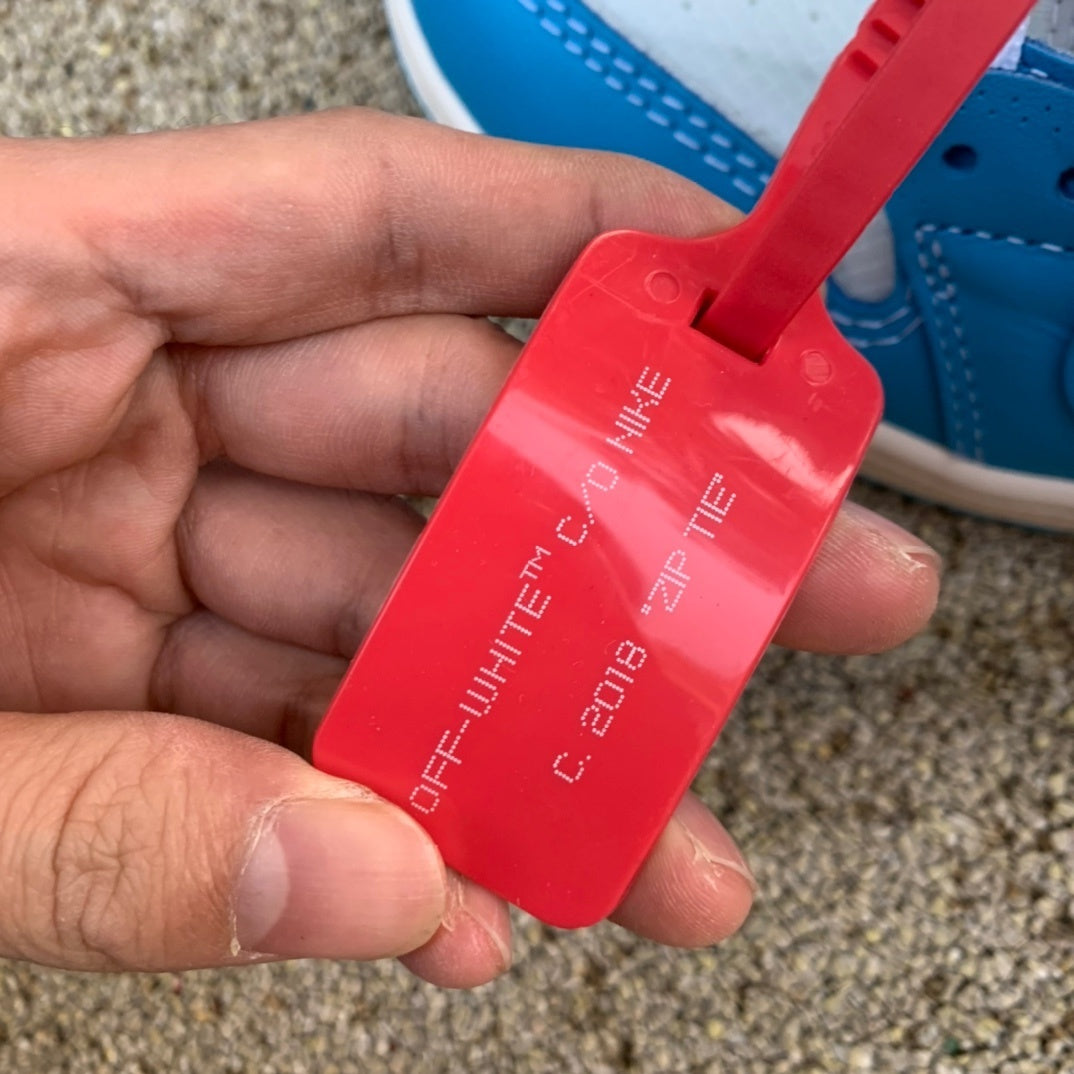 【LJR】 OFF-WHITE x Jordan Air Jordan 1 Retro High OG "UNC"