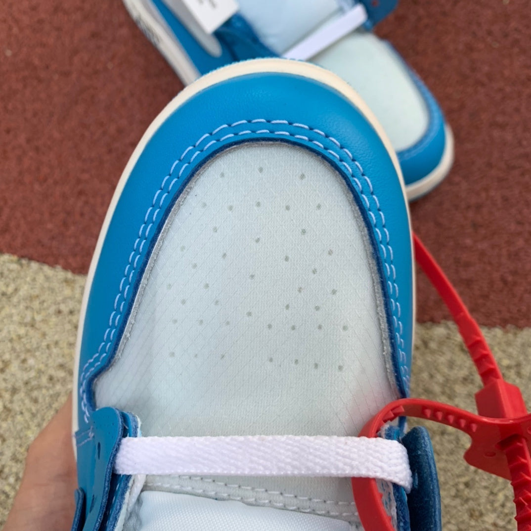 【LJR】 OFF-WHITE x Jordan Air Jordan 1 Retro High OG "UNC"