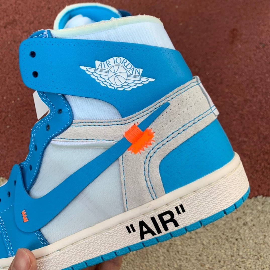【LJR】 OFF-WHITE x Jordan Air Jordan 1 Retro High OG "UNC"