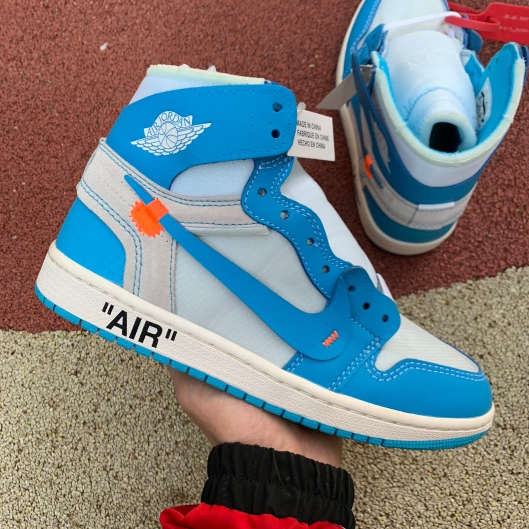 【LJR】 OFF-WHITE x Jordan Air Jordan 1 Retro High OG "UNC"
