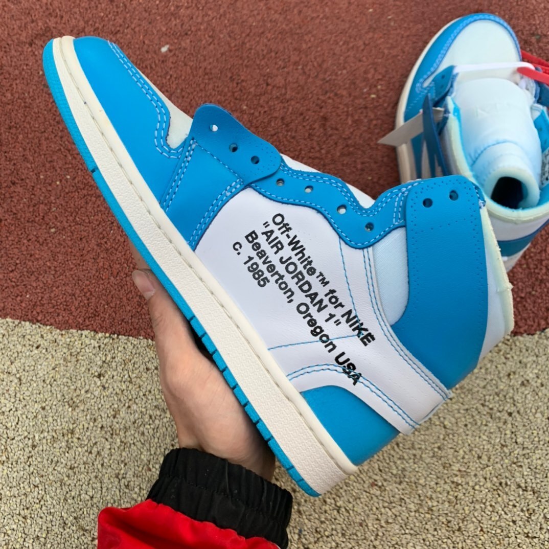 【LJR】 OFF-WHITE x Jordan Air Jordan 1 Retro High OG "UNC"