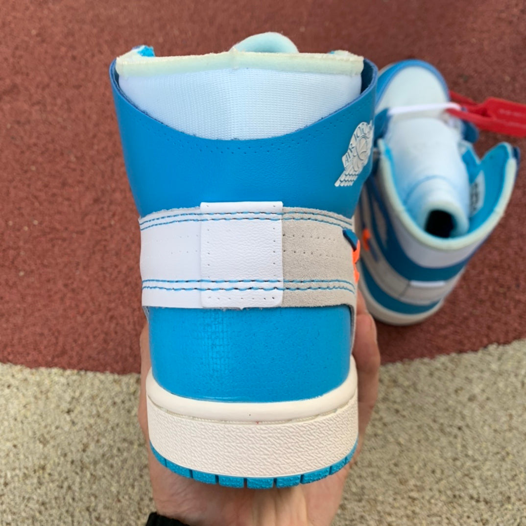 【LJR】 OFF-WHITE x Jordan Air Jordan 1 Retro High OG "UNC"