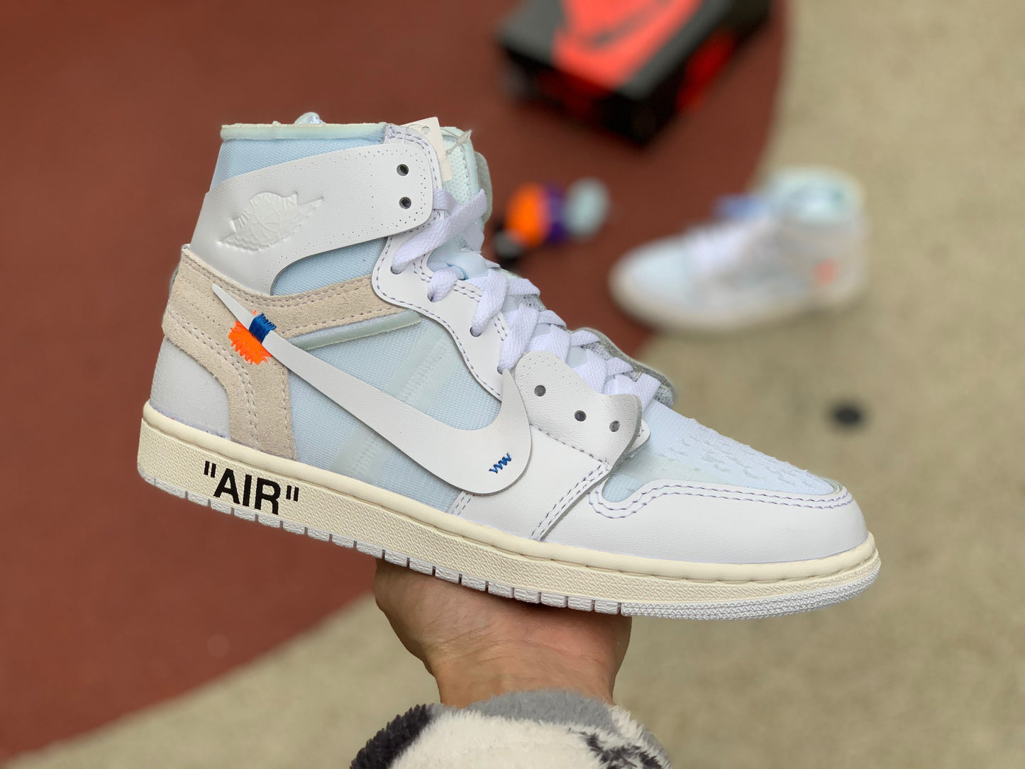 【LJR】 OFF-WHITE x Air Jordan 1 White AJ1 Ow