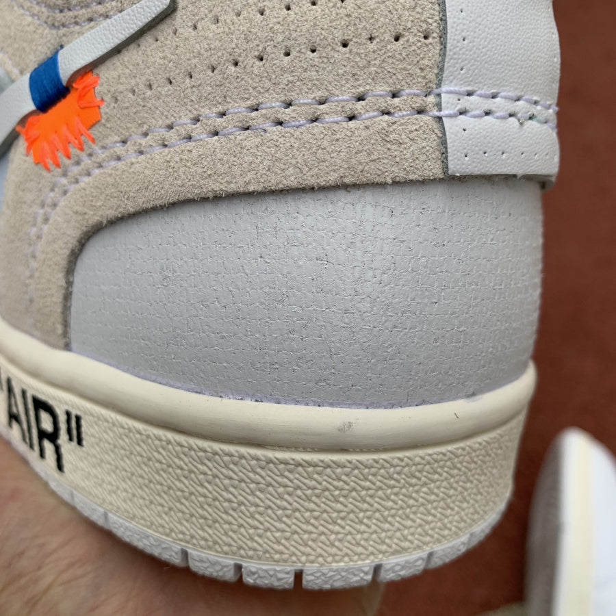 【LJR】 OFF-WHITE x Air Jordan 1 White AJ1 Ow