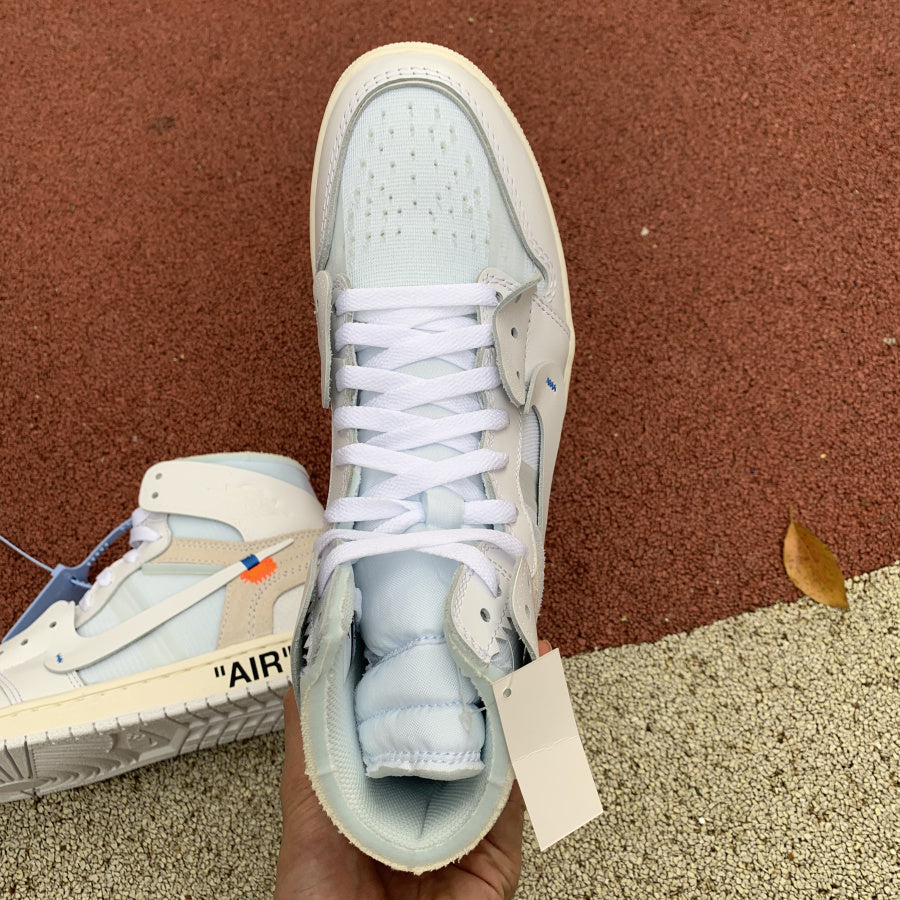 【LJR】 OFF-WHITE x Air Jordan 1 White AJ1 Ow