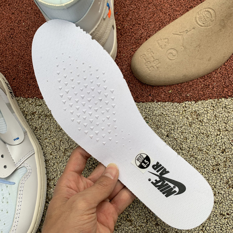 【LJR】 OFF-WHITE x Air Jordan 1 White AJ1 Ow