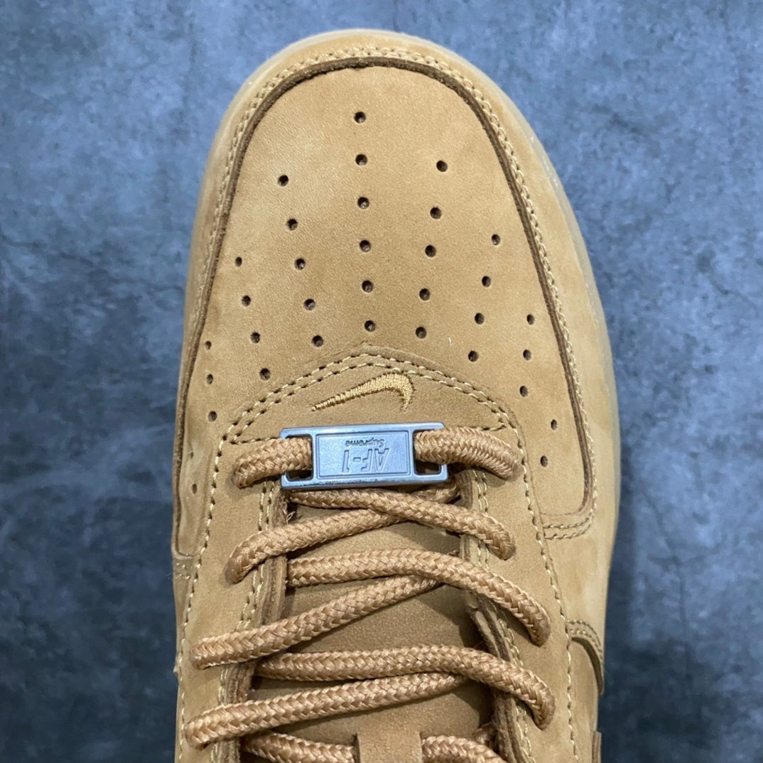 【OWF】Supreme xNike Air Force 1 Flax